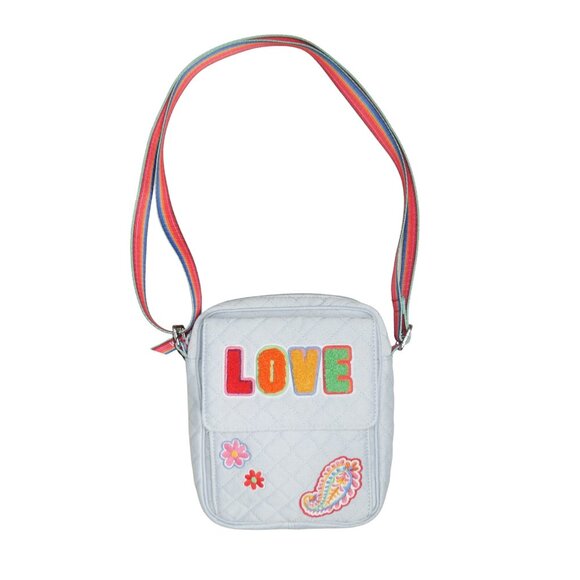 Set Vera Bradley Mini Totepack & Small Crossbody Love Is Love Rainbow Pride NWT - Picture 4 of 16
